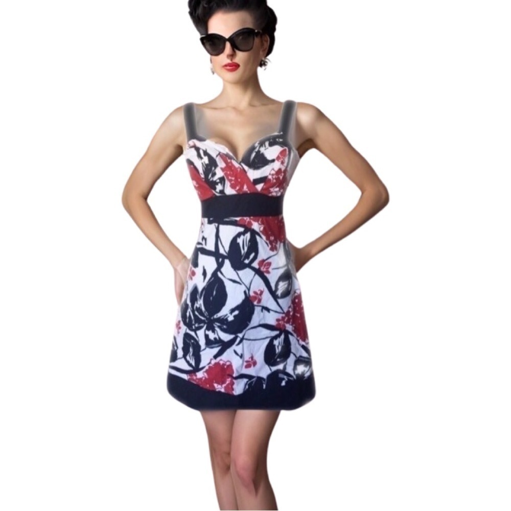 Speechless Rockabilly Vintage Cotton Floral Print Summer Dress